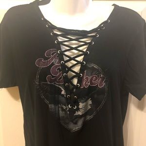 Lace Up Tee